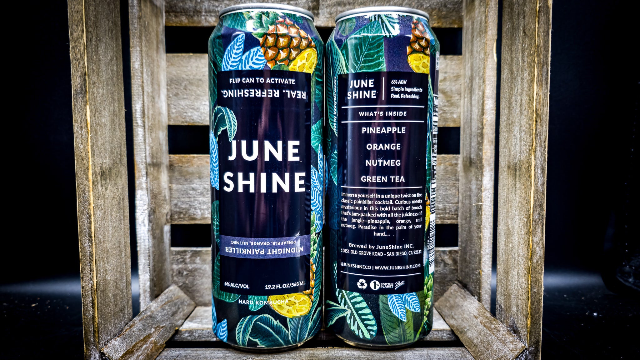 のりごん（感謝）/5 June Shine - Midnight Painkiller (19.2OZ+) | Blackbeard's Crafts!
