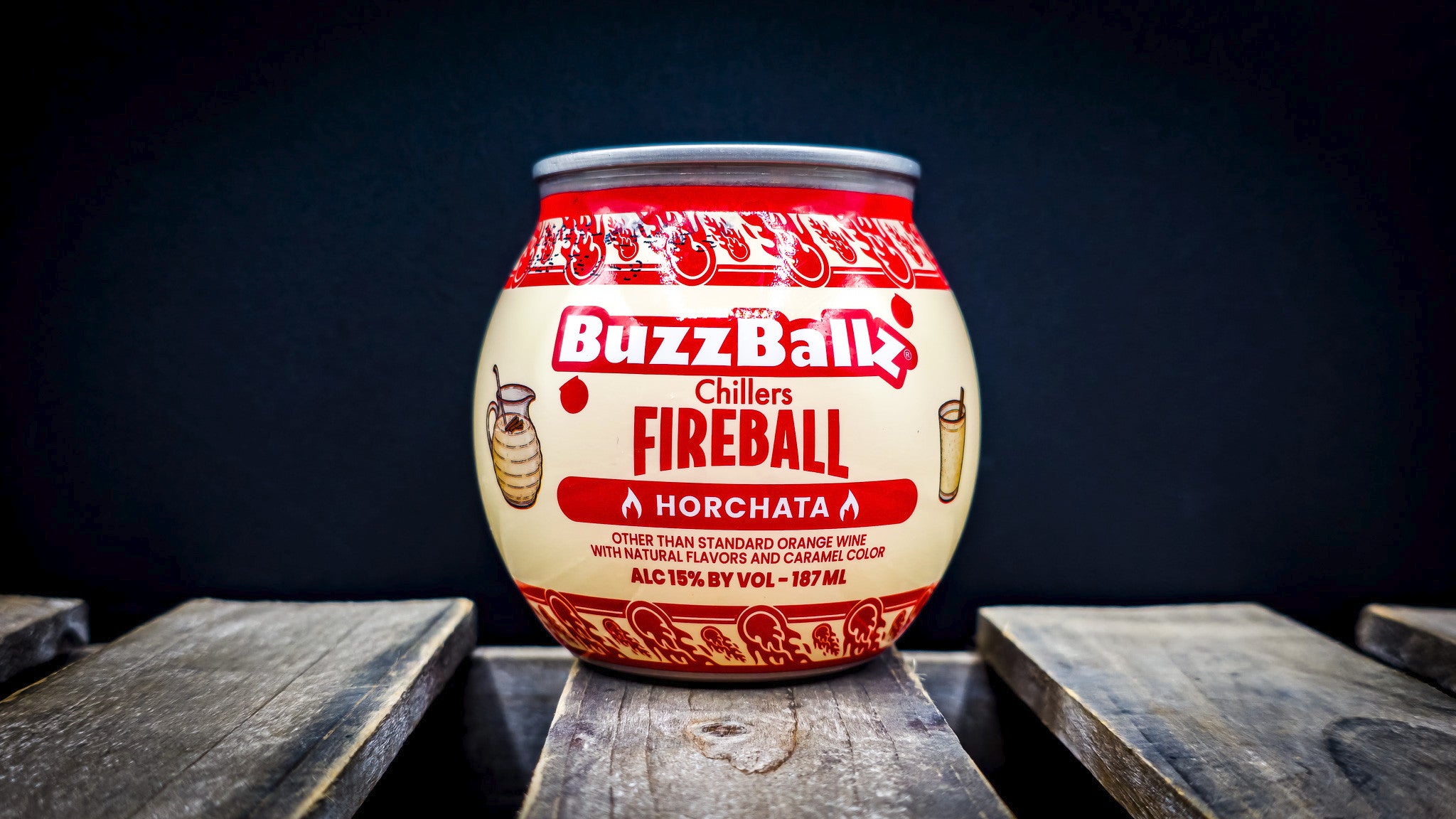 Buzzballz - Chillers: Fireball Horchata (187ML+) | Blackbeard's