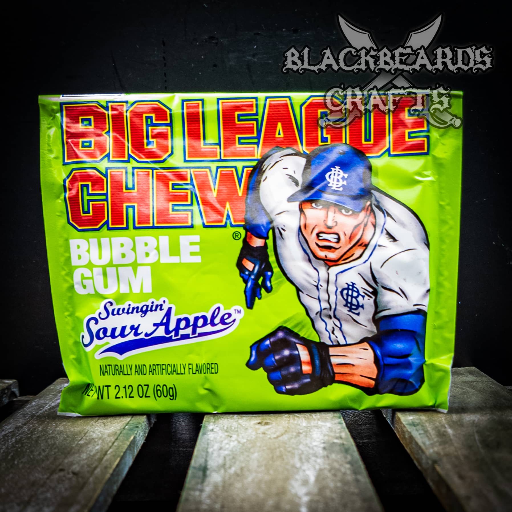 Big League Chew Gum - Swingin' Sour Apple